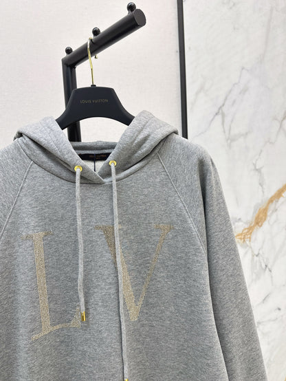 Louis 25fw beaded hoodie