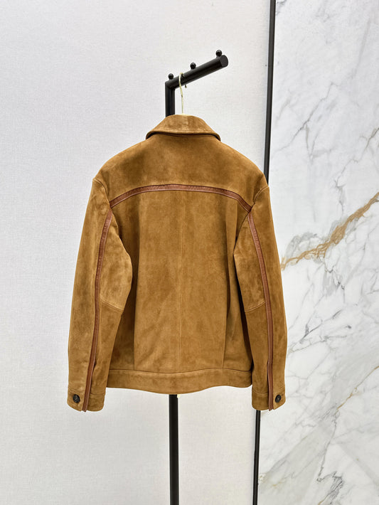 Miu 25fw suede jacket