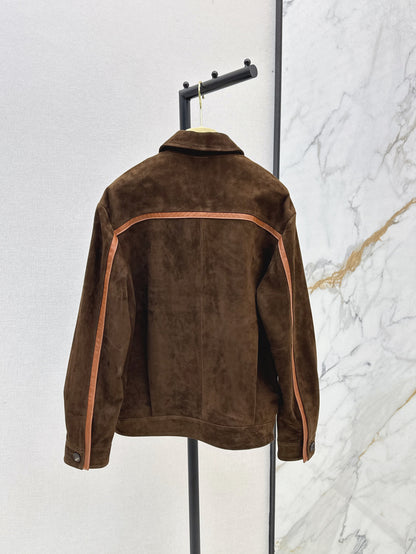 Miu 25fw suede jacket
