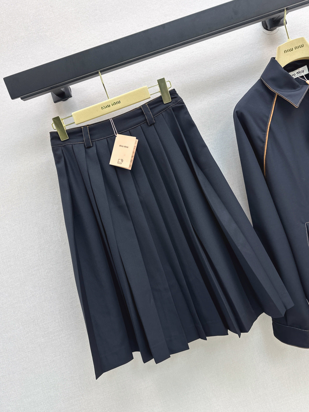 Miu 25fw pleated skirt