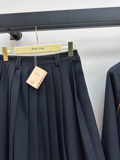 Miu 25fw pleated skirt