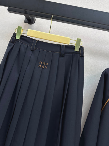 Miu 25fw pleated skirt