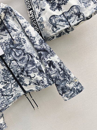 CD 25FW print jacket