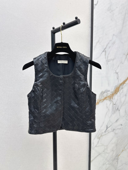 Bottega 25ss leather vest