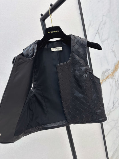 Bottega 25ss leather vest