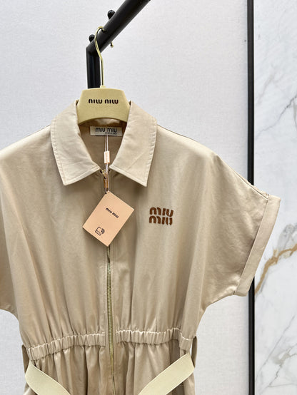 Miu 25fw zipper dress