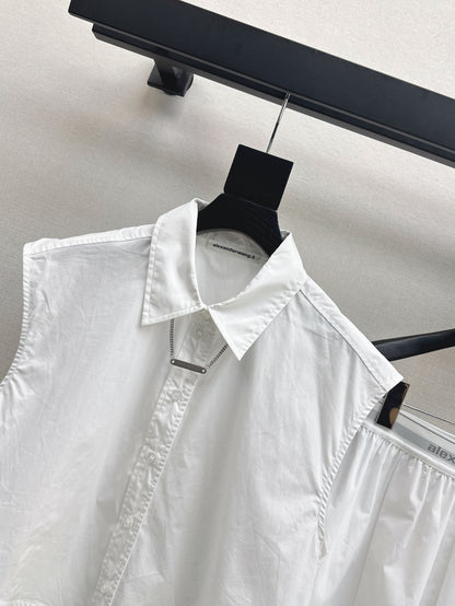 Wang 25ss vest short set