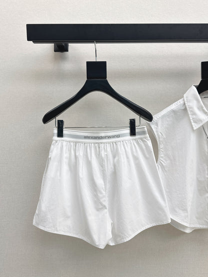 Wang 25ss vest short set