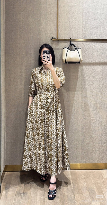 Max 25ss print dress