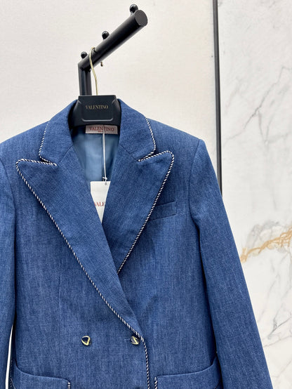 Valen 25fw denim blazer