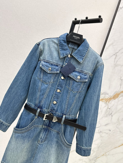 Pra 25fw denim dress
