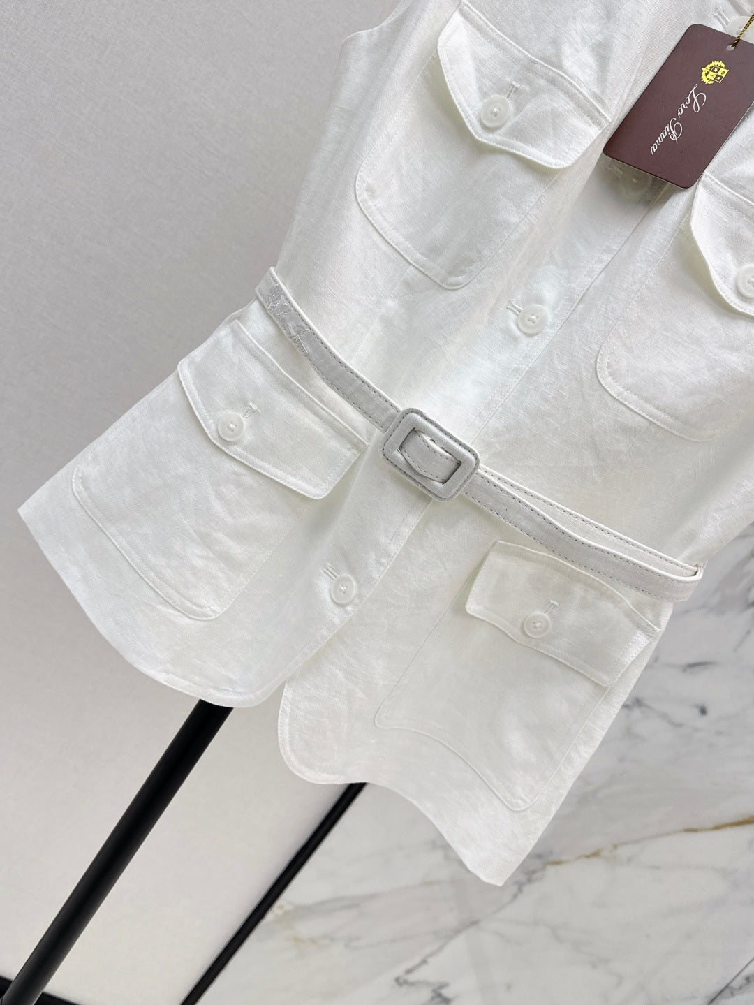 Loro 25ss Linen vest