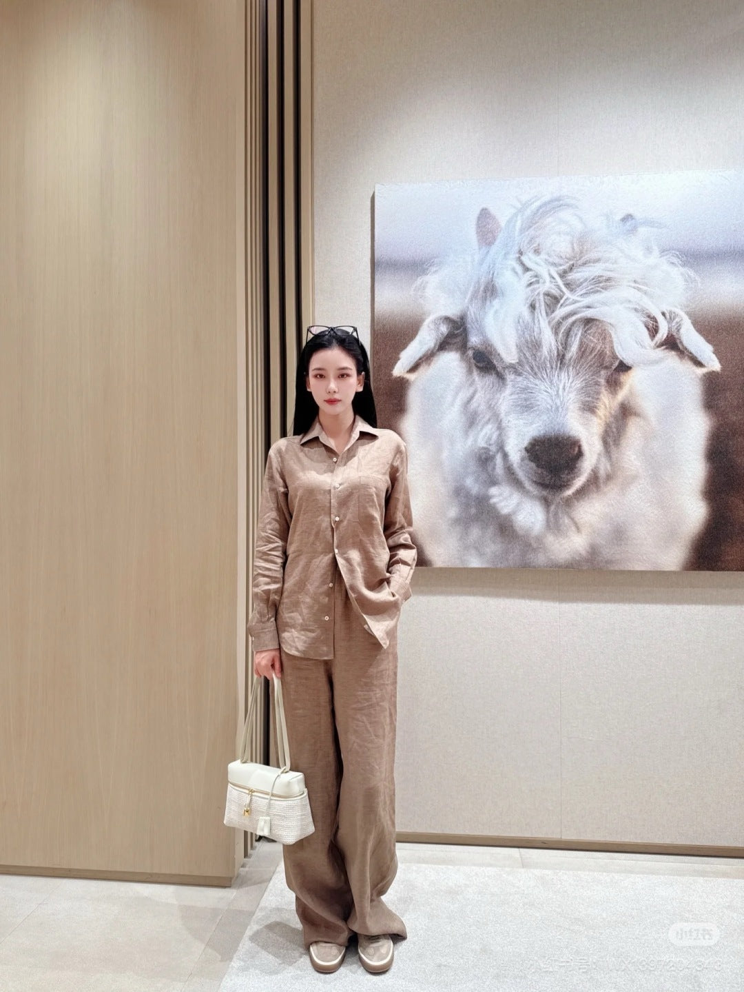 Loro 25ss linen suit