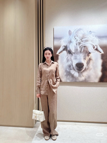 Loro 25ss linen suit