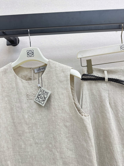 Loe 25ss linen suit
