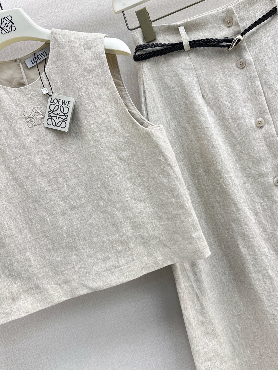Loe 25ss linen suit