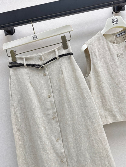 Loe 25ss linen suit