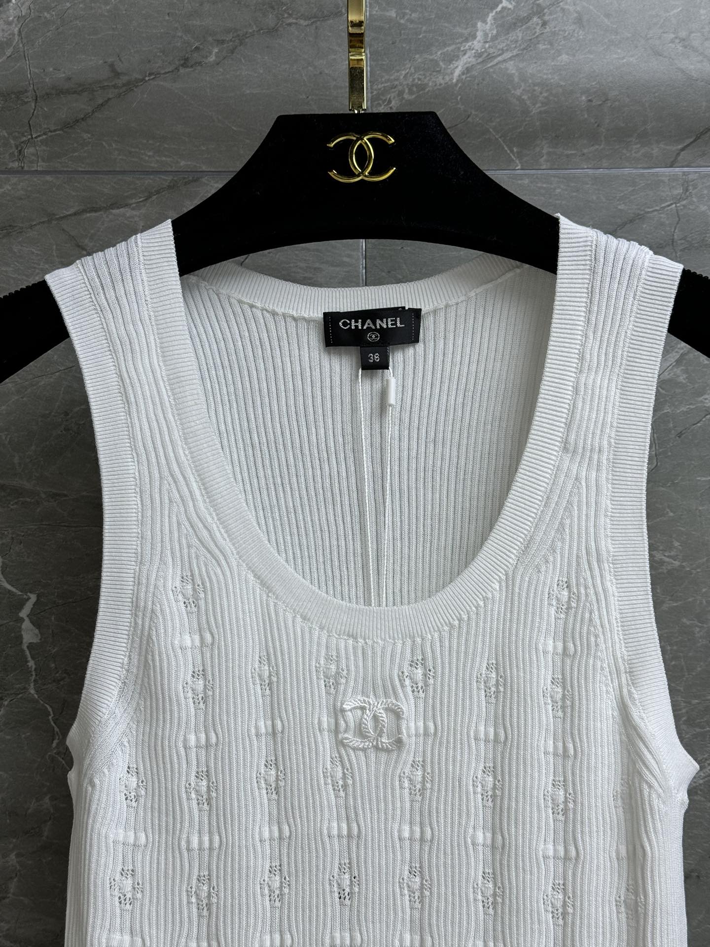 Chan 24ss knit vest