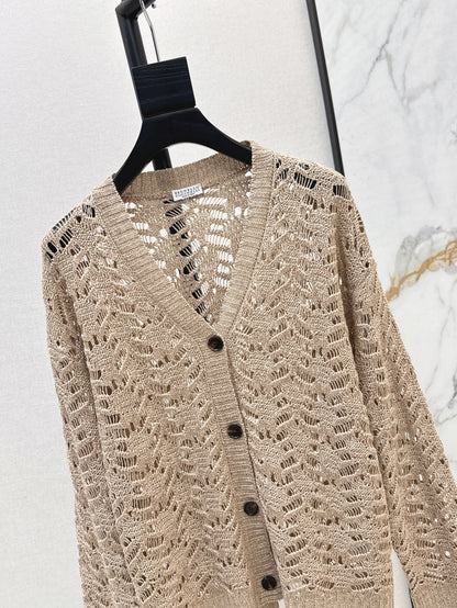 Brun 25fw lace cardigan