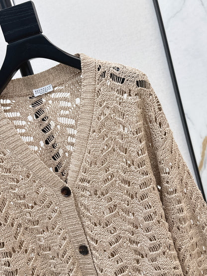 Brun 25fw lace cardigan