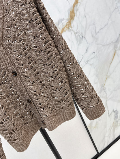 Brun 25fw lace cardigan