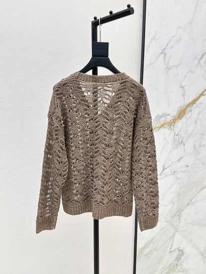 Brun 25fw lace cardigan