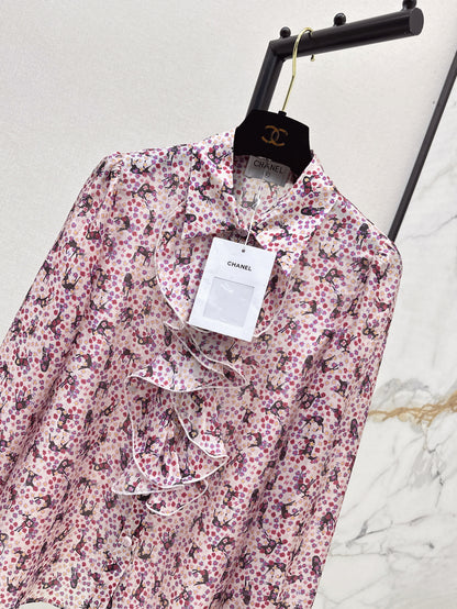 Chan 25fw silk shirt