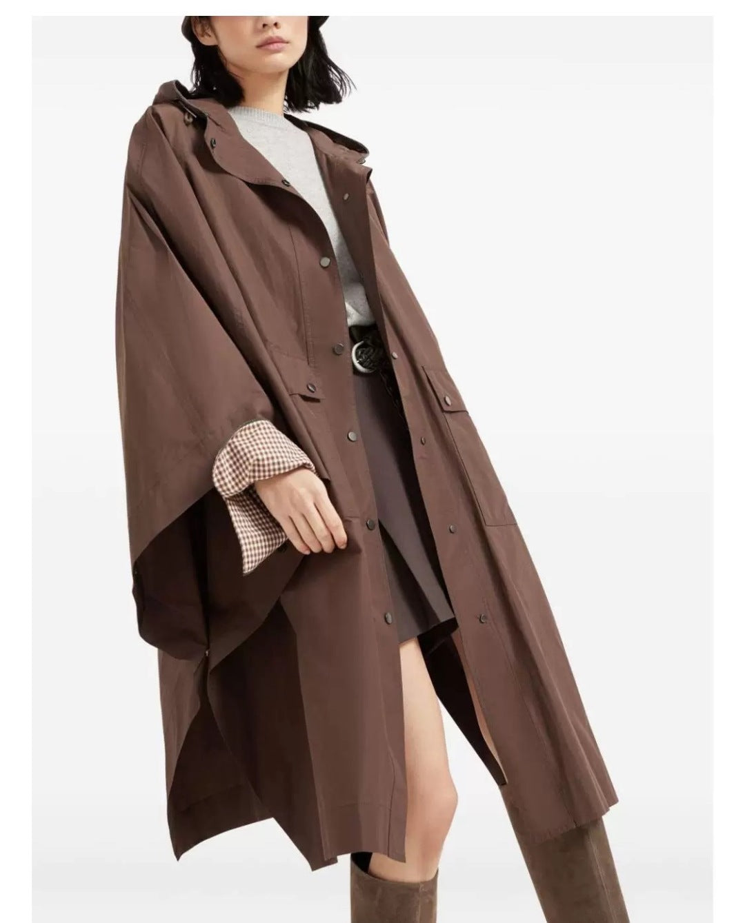 Brun 25fw hooded coat