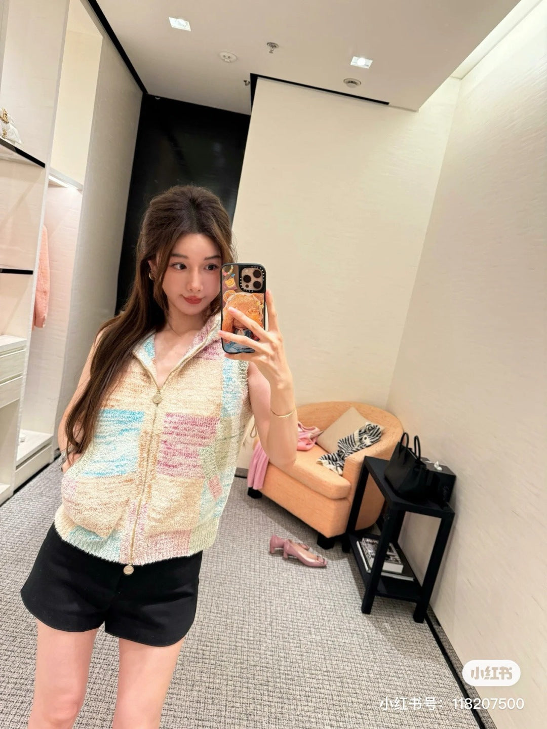 Chan 25fw hooded vest