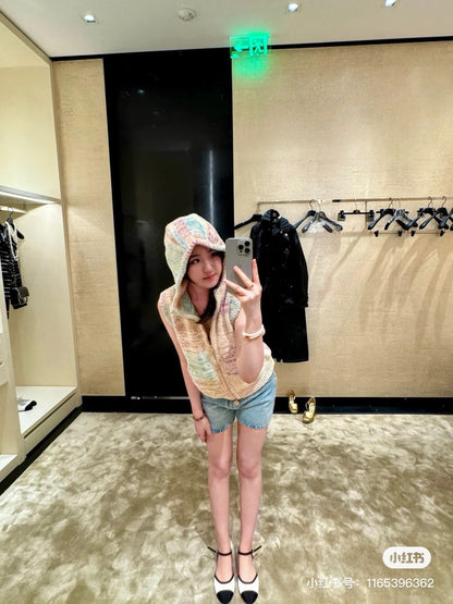 Chan 25fw hooded vest