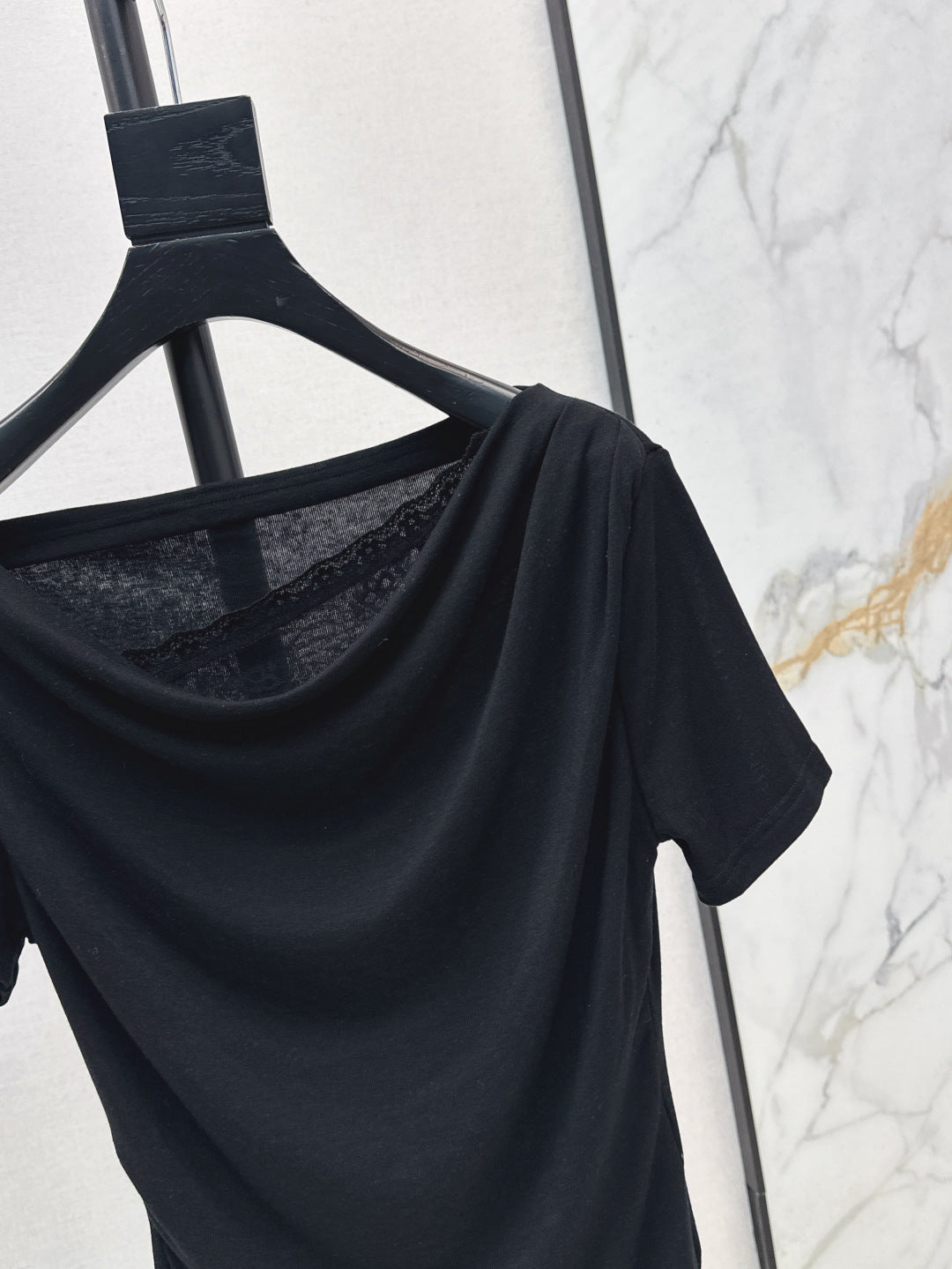 Saint lau 25ss lace shirt