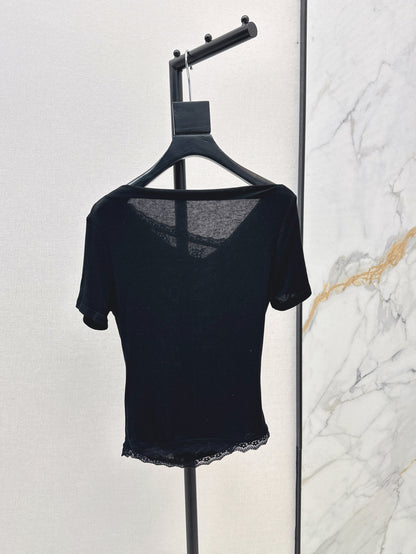 Saint lau 25ss lace shirt
