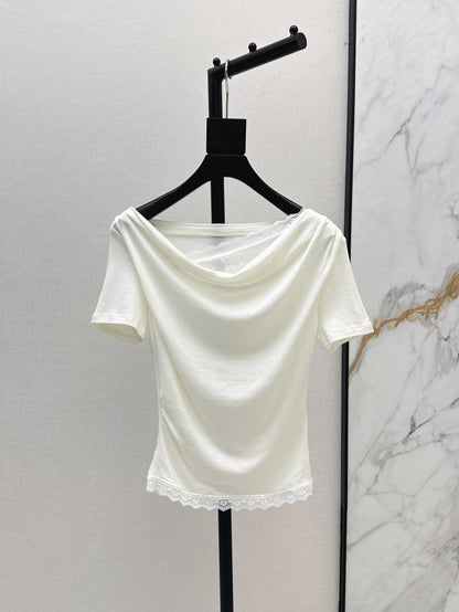 Saint lau 25ss lace shirt