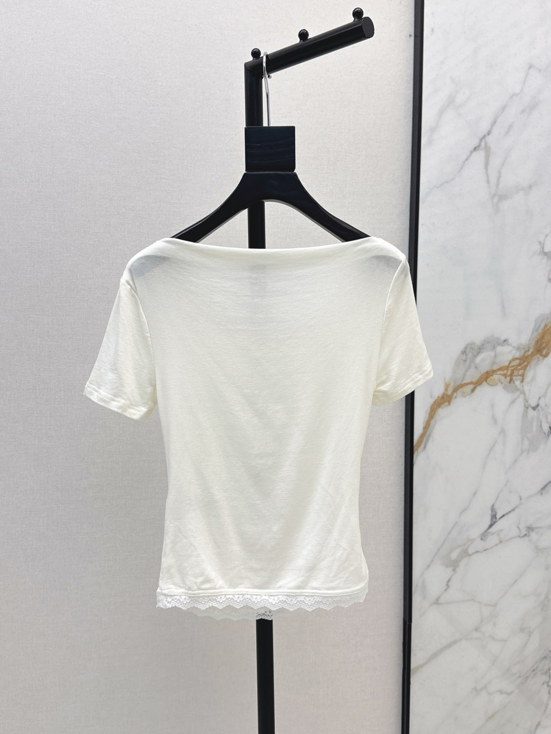 Saint lau 25ss lace shirt