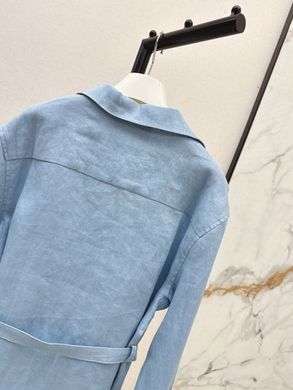 Loe 25fw linen shirt