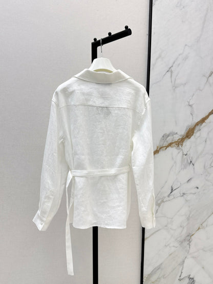 Loe 25fw linen shirt