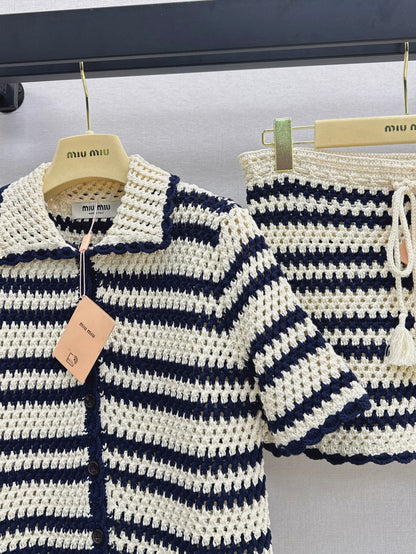 Miu 25fw knit suit