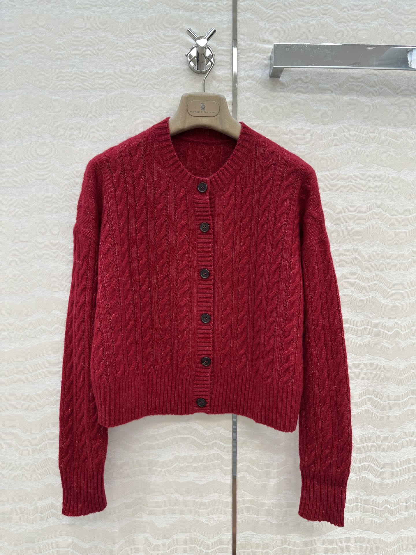 Brun 25fw cashmere cardigan