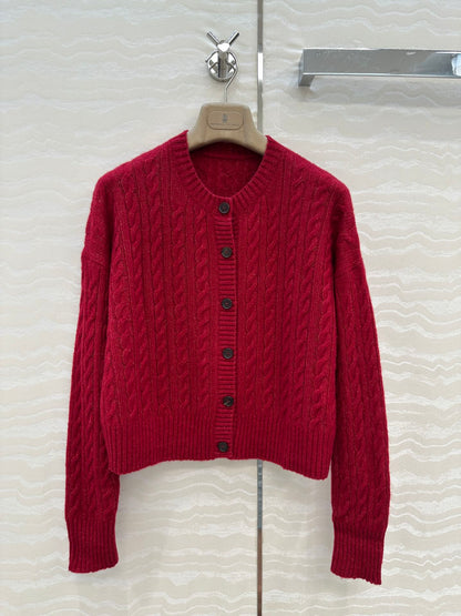 Brun 25fw cashmere cardigan