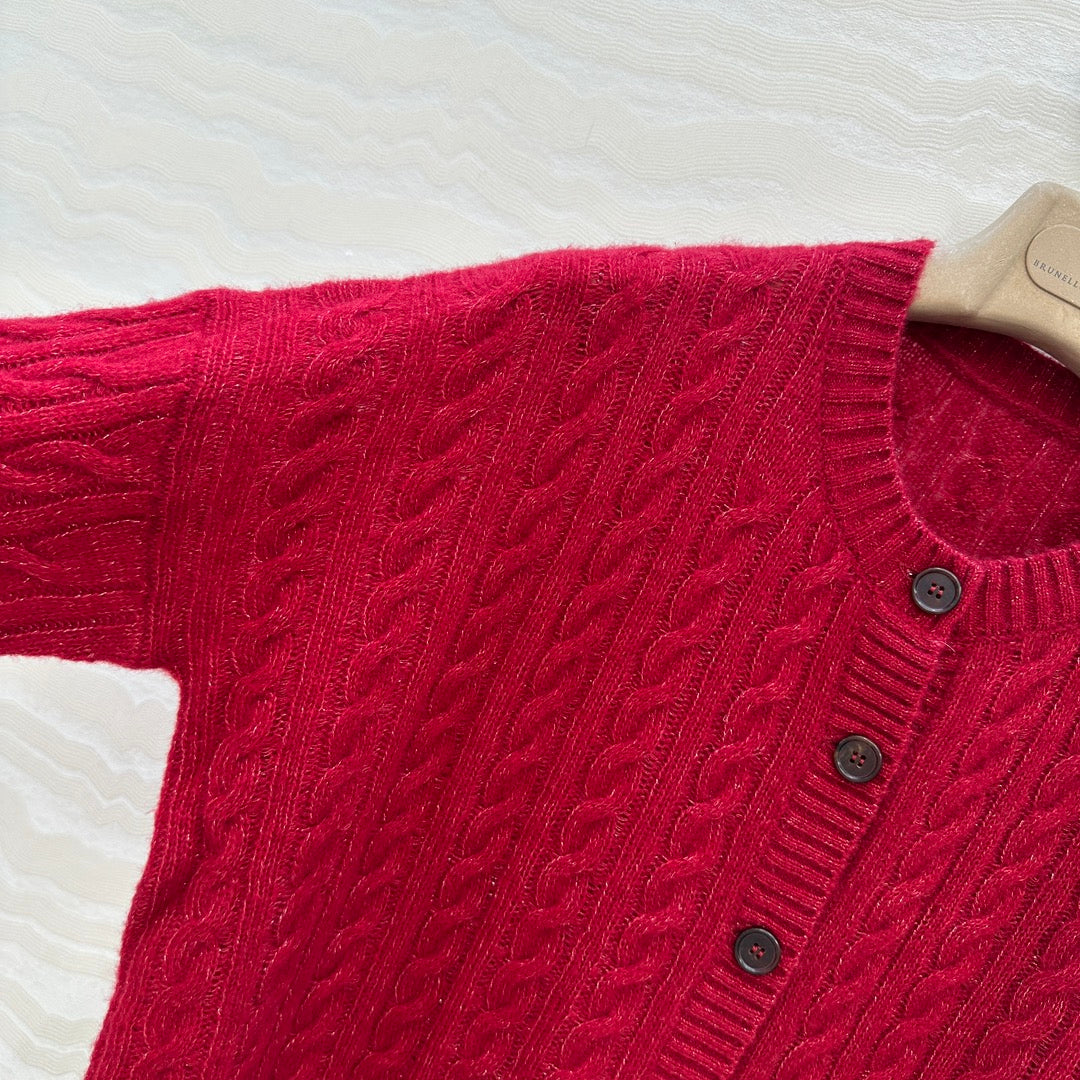 Brun 25fw cashmere cardigan