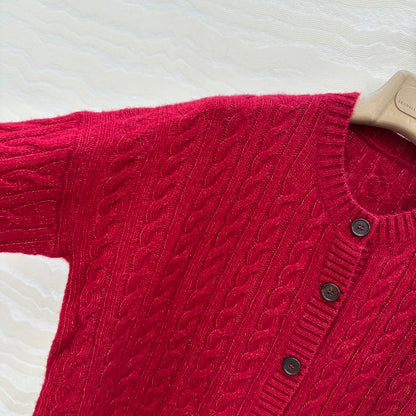 Brun 25fw cashmere cardigan