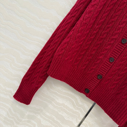 Brun 25fw cashmere cardigan