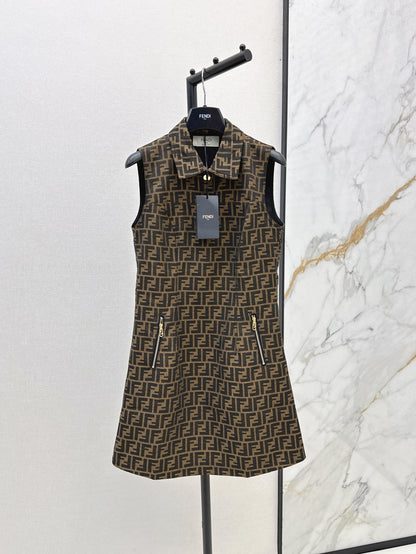 Fend 25ss jacquard dress