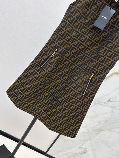 Fend 25ss jacquard dress