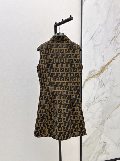 Fend 25ss jacquard dress