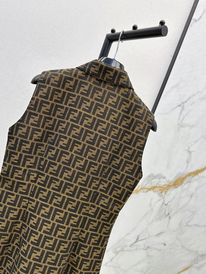 Fend 25ss jacquard dress