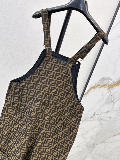 Fend 25ss jacquard jumpsuit