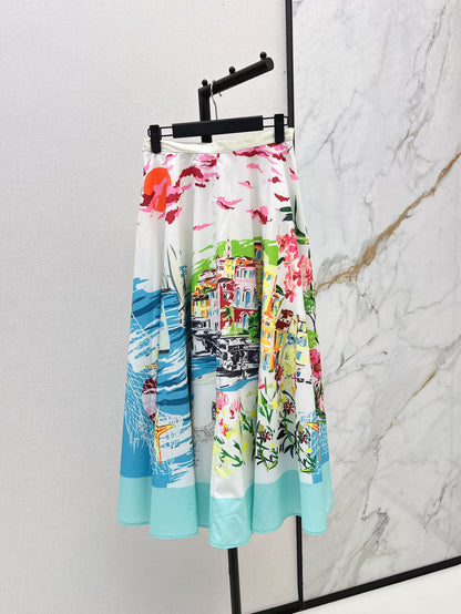 CD 25ss printed skirt