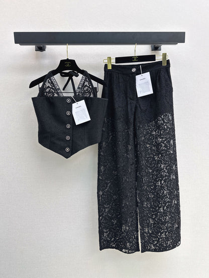 Chan 25ss lace pants