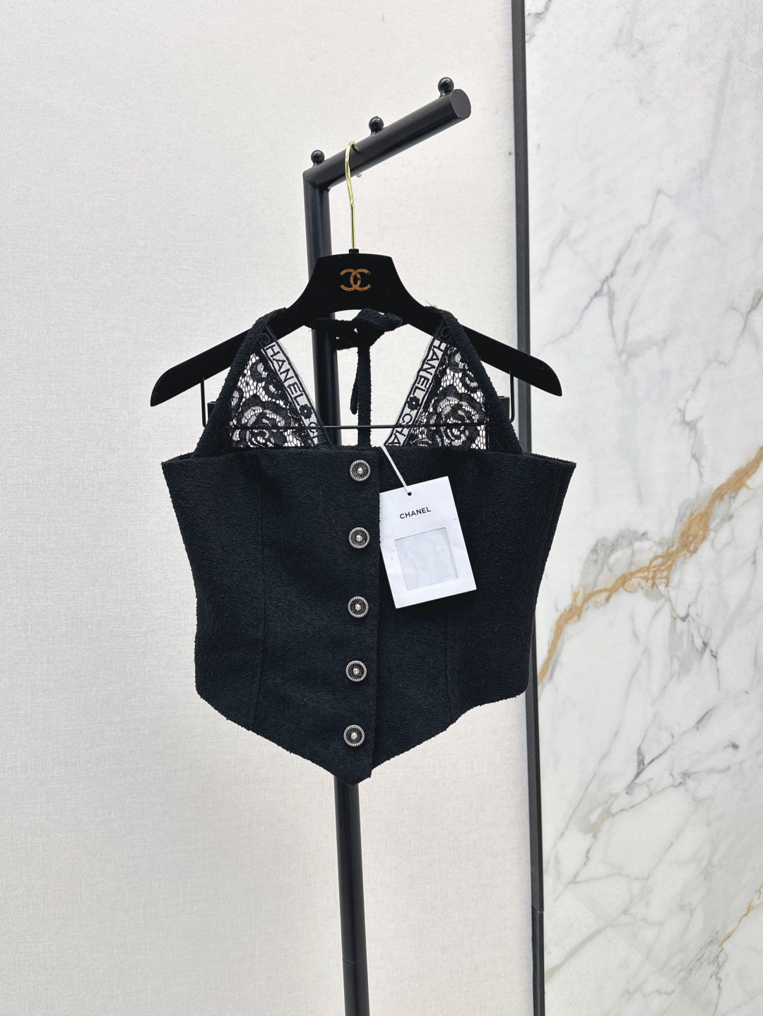 Chan 25ss lace tube top